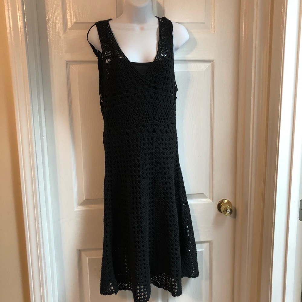 MAGGY LONDON CROCHET DRESS